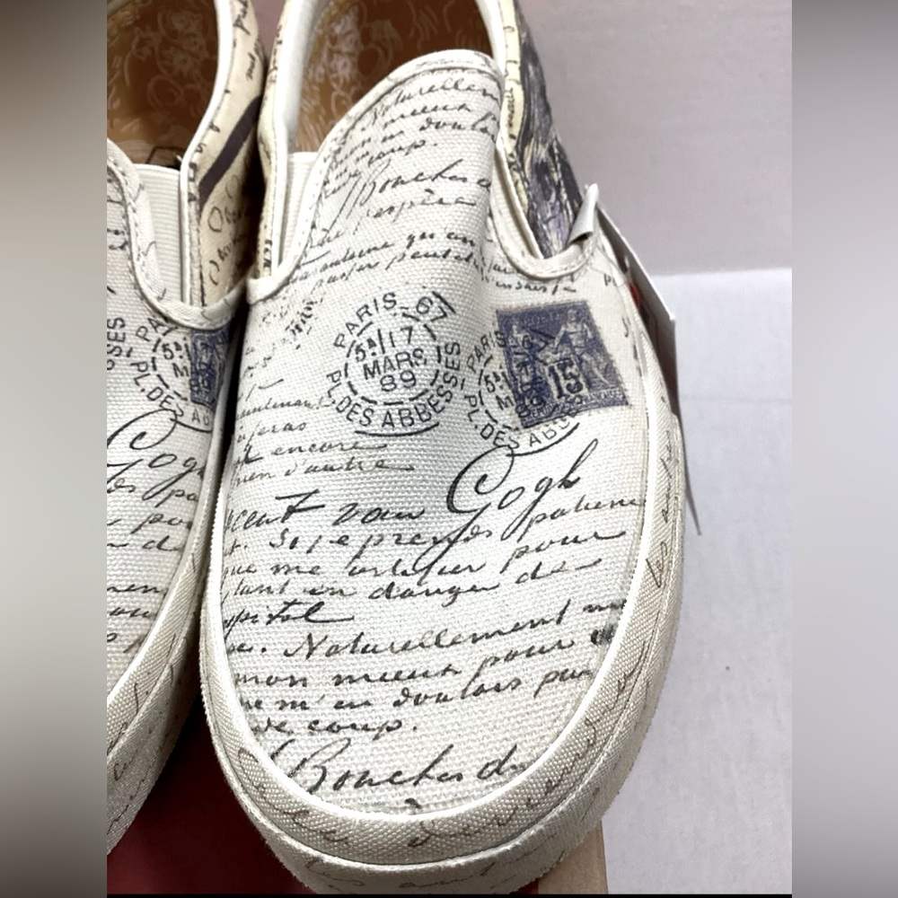 Brand new Van Gogh letter vans! Don’t fit me, size 7.5 W